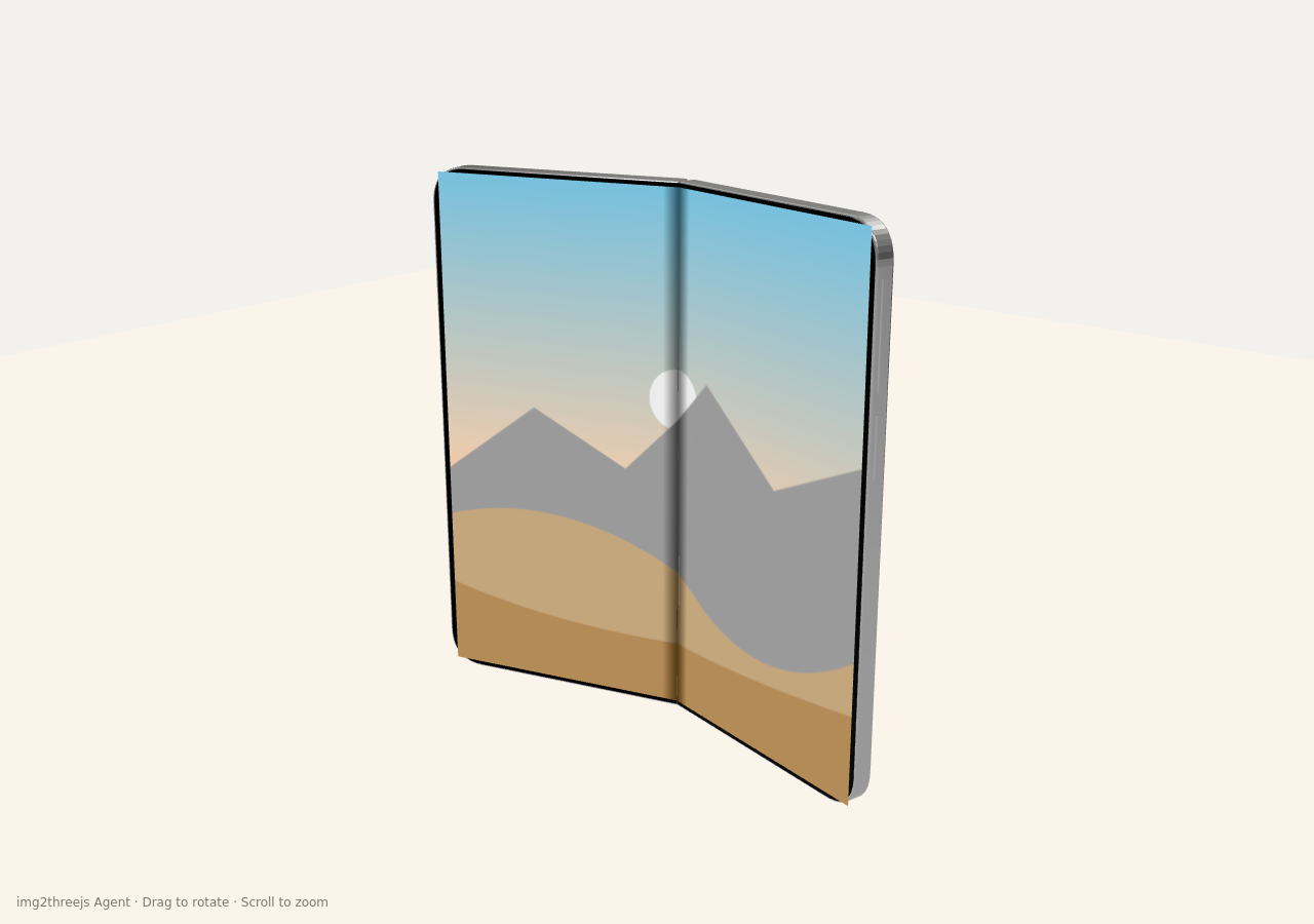 Agent mode foldable smartphone result