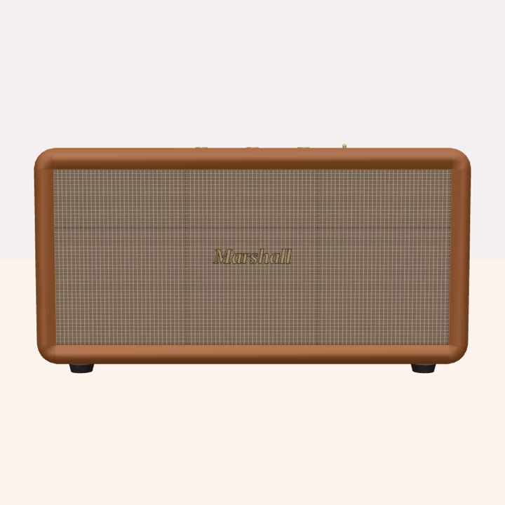 Agent mode multi-reference Three.js Marshall speaker result