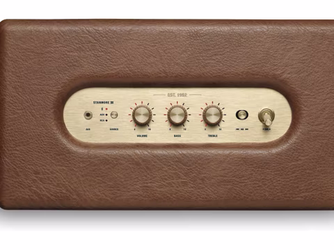 Top control panel reference of the Marshall Stanmore III speaker